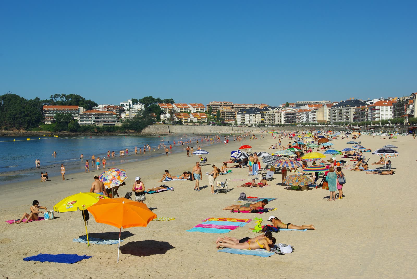 Playa de Silgar y bahía de Sanxenxo